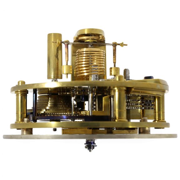 English round brass case so called box chronometer Circa 1824 English round brass case so called box chronometer Circa 1824