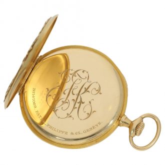 Swiss 18 carat gold and enamel high relief watch Circa 1907