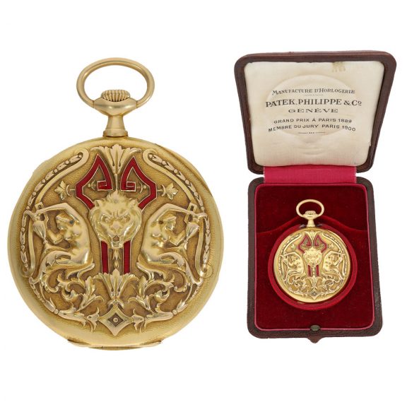 Swiss 18 carat gold and enamel high relief watch Circa 1907 Swiss 18 carat gold and enamel high relief watch Circa 1907