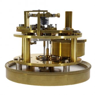 French brass deck chronometer with chronometer escapement Circa 1839