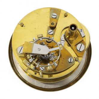 French brass deck chronometer with chronometer escapement Circa 1839