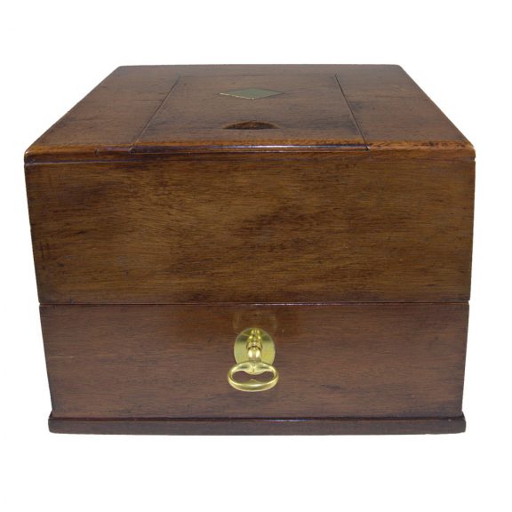 French brass deck chronometer with chronometer escapement Circa 1839 French brass deck chronometer with chronometer escapement Circa 1839
