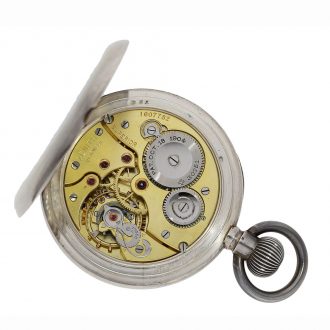 Swiss observation chronometer with wooden box Circa 1910 Swiss observation chronometer with wooden box Circa 1910