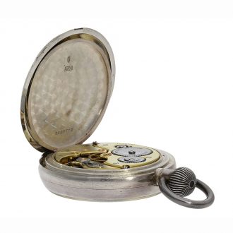 Swiss observation chronometer with wooden box Circa 1910 Swiss observation chronometer with wooden box Circa 1910