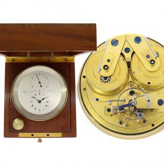 French brass box chronometer "Grosse Montre Marine” Circa 1825