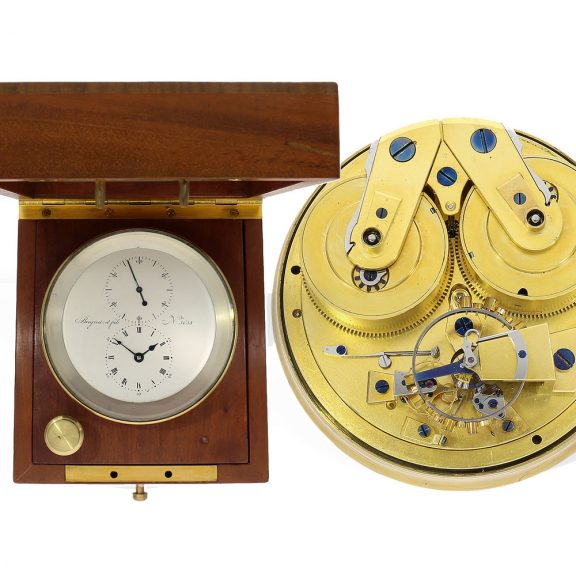 French brass box chronometer "Grosse Montre Marine” Circa 1825