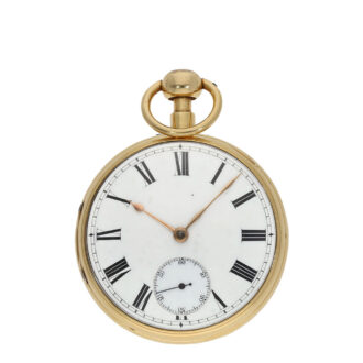English 18 carat gold precision duplex escapement pocket watch Circa 1822