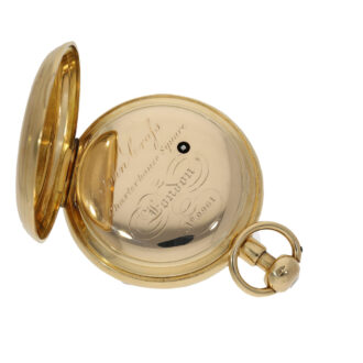 English 18 carat gold precision duplex escapement pocket watch Circa 1822