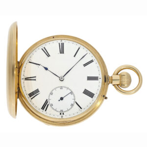 English pocket chronometer with very interesting movement Circa 1875