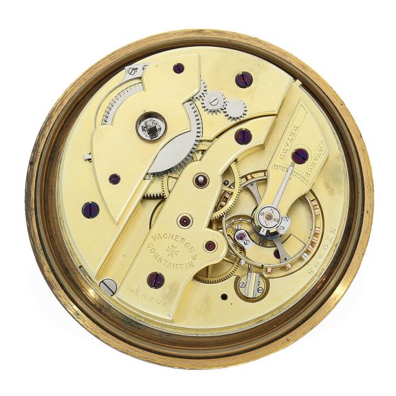 Swiss brass small two day chronometer in mahogany box Circa 1915 Swiss brass small two day chronometer in mahogany box Circa 1915