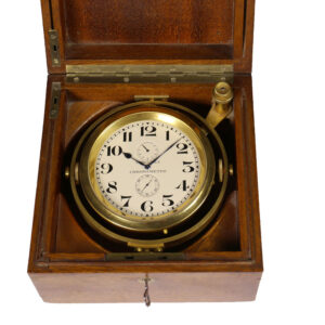 Swiss 18 Carat gold eight day marine chronometer Circa 1931
