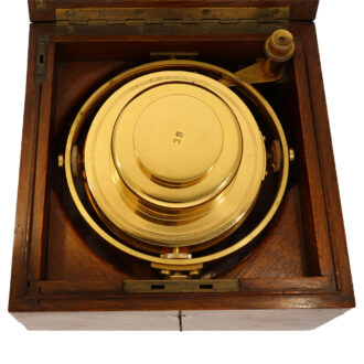 Swiss 18 Carat gold eight day marine chronometer Circa 1931