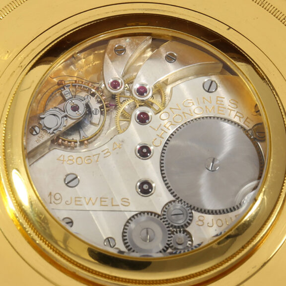 Swiss 18 Carat gold eight day marine chronometer Circa 1931 Swiss 18 Carat gold eight day marine chronometer Circa 1931