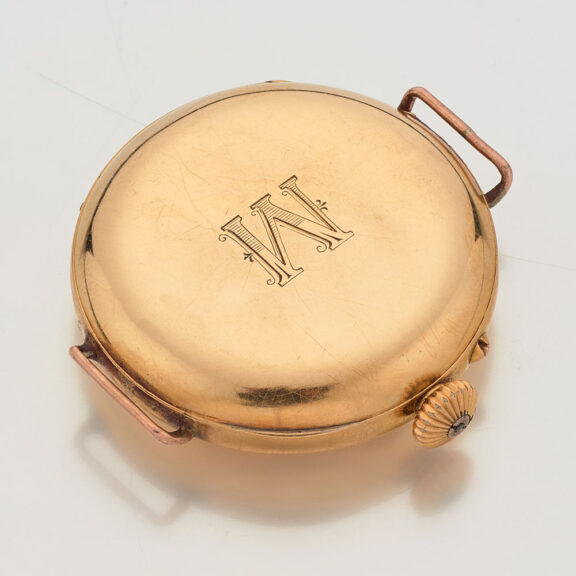 Early English gold half hunting cased lever watch Circa 1897 Early English gold half hunting cased lever watch Circa 1897