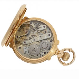 Extremely heavy Swiss and very rare Geneva anchor chronometer Circa 1870