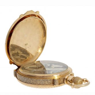 Extremely heavy Swiss and very rare Geneva anchor chronometer Circa 1870