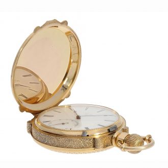 Extremely heavy Swiss and very rare Geneva anchor chronometer Circa 1870