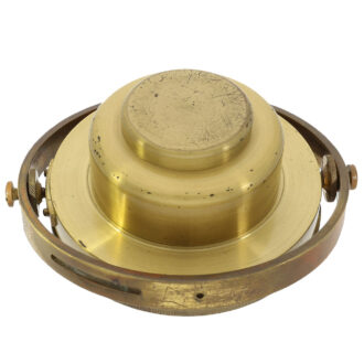 Swiss brass marine chronometer for the American market Circa 1915