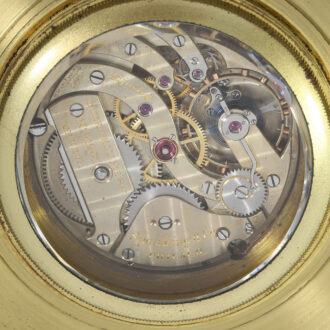 Swiss brass marine chronometer for the American market Circa 1915