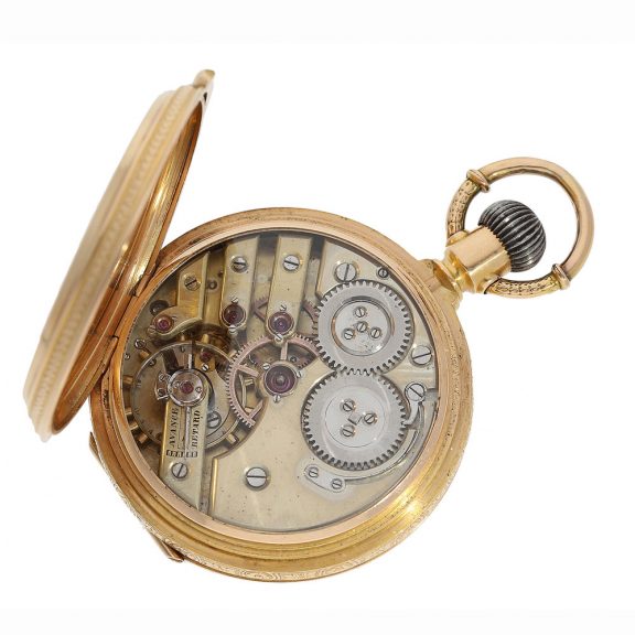 Swiss renaissance pocket watch with chronometer escapement Circa 1880 Swiss renaissance pocket watch with chronometer escapement Circa 1880