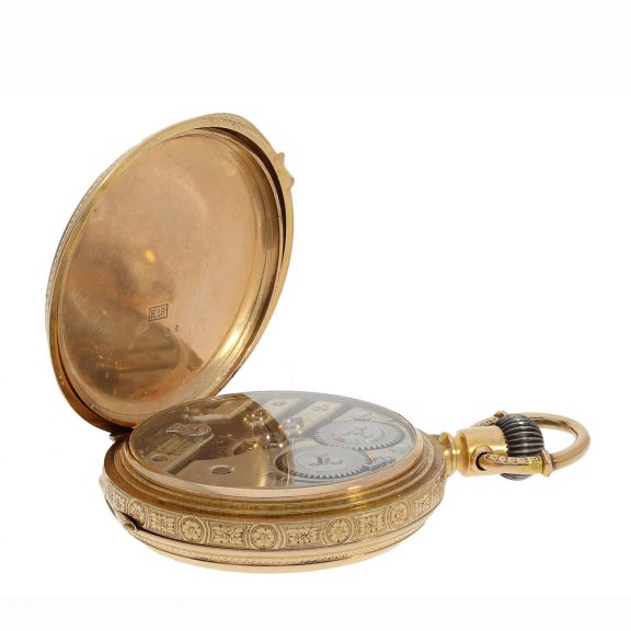 Swiss renaissance pocket watch with chronometer escapement Circa 1880 Swiss renaissance pocket watch with chronometer escapement Circa 1880