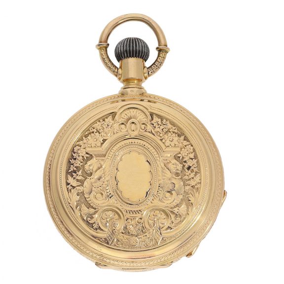 Swiss renaissance pocket watch with chronometer escapement Circa 1880 Swiss renaissance pocket watch with chronometer escapement Circa 1880