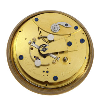 French brass deck chronometer in mahogany box Circa 1845