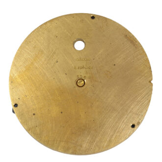 French brass deck chronometer in mahogany box Circa 1845