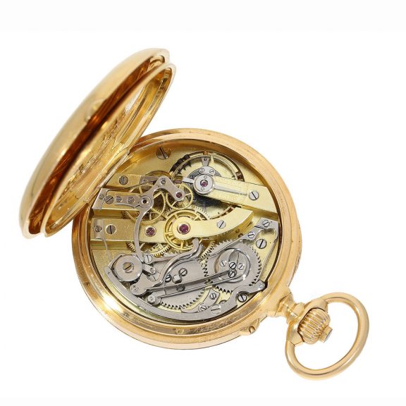 Important French chronometer with chronograph Circa 1890 Important French chronometer with chronograph Circa 1890