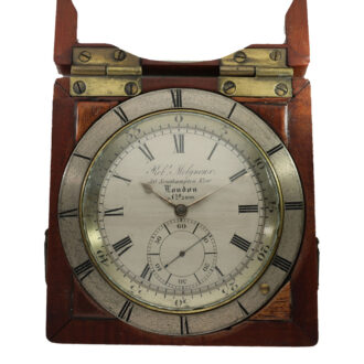 English brass rare expedition chronometer with seconds dial Circa 1841