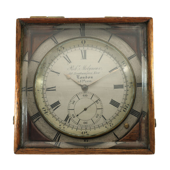 English brass rare expedition chronometer with seconds dial Circa 1841 English brass rare expedition chronometer with seconds dial Circa 1841