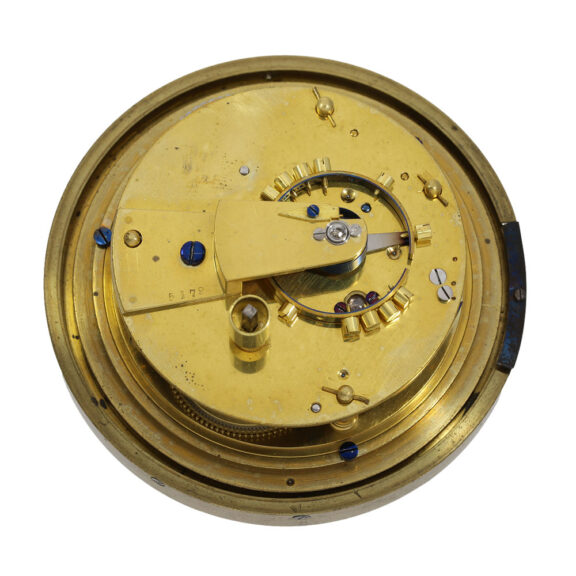 English brass rare expedition chronometer with seconds dial Circa 1841 English brass rare expedition chronometer with seconds dial Circa 1841
