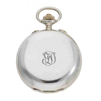 French chronometer with split seconds chronograph Circa 1915
