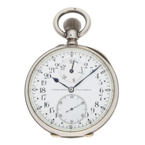 Swiss observation chronometer with power reserve Circa 1908