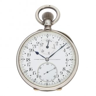 Swiss observation chronometer with power reserve Circa 1908