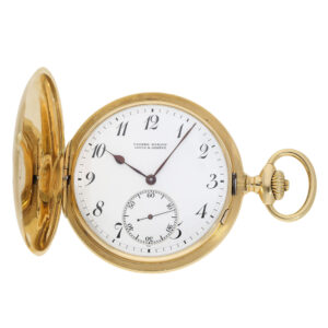 Swiss observatory chronometer 1st class in gold Circa 1912