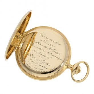 Swiss observatory chronometer 1st class in gold Circa 1912