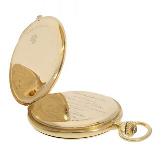 Swiss observatory chronometer 1st class in gold Circa 1912