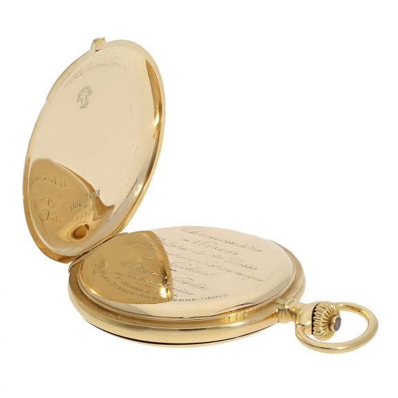 Swiss observatory chronometer 1st class in gold Circa 1912 Swiss observatory chronometer 1st class in gold Circa 1912