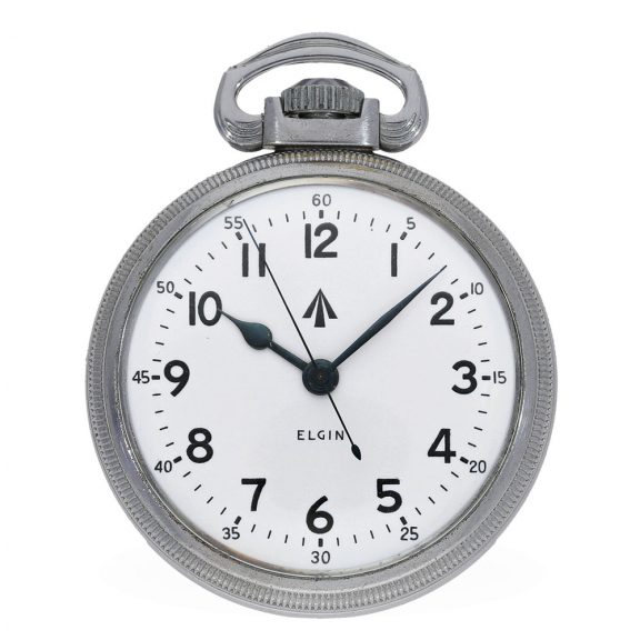 American metal military pocket watch with center seconds Circa 1942