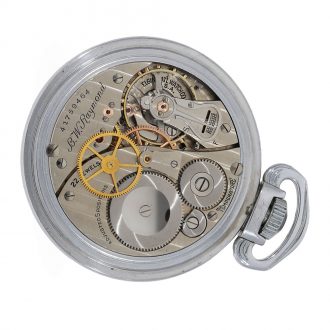 American metal military pocket watch with center seconds Circa 1942