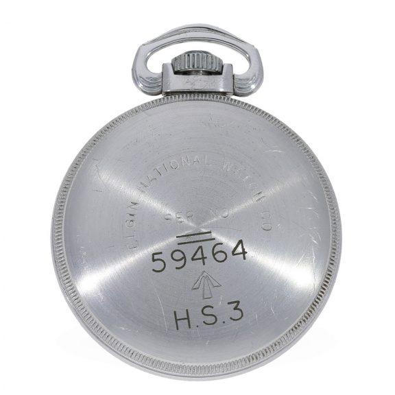 American metal military pocket watch with center seconds Circa 1942 American metal military pocket watch with center seconds Circa 1942