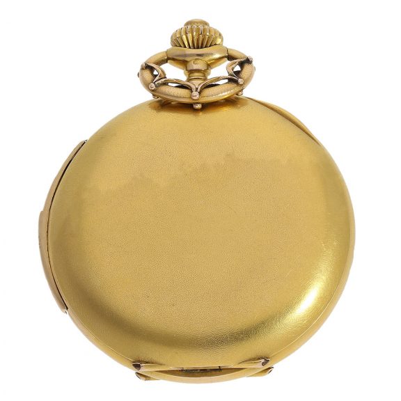 Swiss gold watch with minute repeater, Qualité Superior Circa 1910 Swiss gold watch with minute repeater, Qualité Superior Circa 1910
