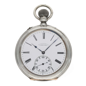 German silver large deck watch with lever escapement Circa 1920