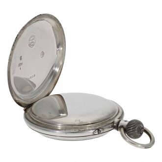 German silver large deck watch with lever escapement Circa 1920