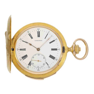 Extremely large Swiss gold hunting case pocket watch Circa 1910