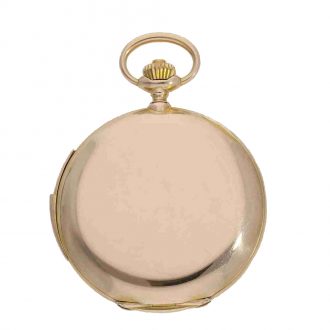 Extremely large Swiss gold hunting case pocket watch Circa 1910