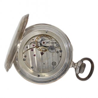 Swiss silver US NAVY military anker chronometer deck watch Circa 1915
