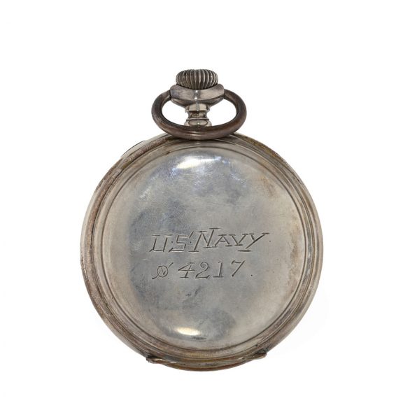 Swiss silver US NAVY military anker chronometer deck watch Circa 1915 Swiss silver US NAVY military anker chronometer deck watch Circa 1915
