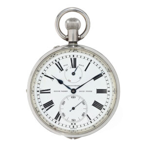 Swiss steel extremely rare “sidereal time” chronometer Circa 1954